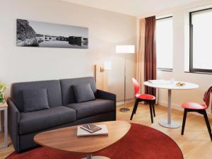 Svetainės erdvė apgyvendinimo įstaigoje Aparthotel Adagio Toulouse Centre Ramblas