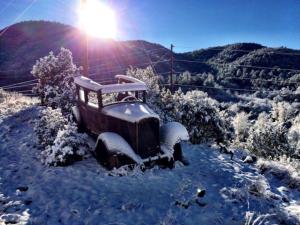 L'établissement Cloudcroft Hostel en hiver