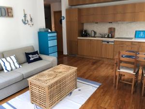 Кухня или кухненски бокс в Apartament Visby