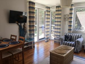 Кът за сядане в Apartament Visby