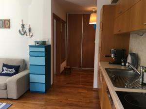 Кухня или кухненски бокс в Apartament Visby