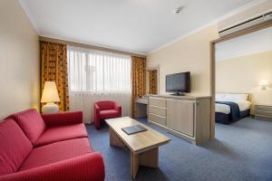 Телевизия и/или развлекателен център в Mid City Motel Warrnambool