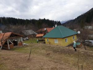 een vlieger voor een huis bij Sadyba Lukacha in Zhdenievo