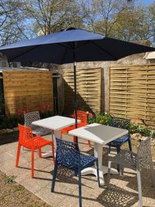 A patio or other outdoor area at Hôtel Saint Eloi