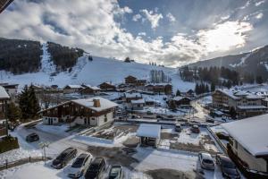 Studio les Granges - Vue montage et village, Centre la Clusaz - AravisTour ziemā