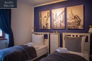 ApartOne Altstadt-Hotel 객실 침대