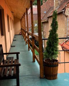 Balkon oz. terasa v nastanitvi ULLYSSES GUEST HOUSE