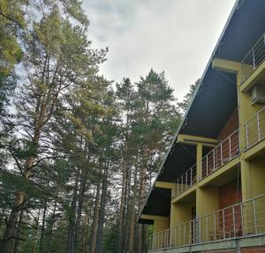 El edificio en el que está el hotel