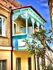 Balkon atau teras di Old Town Mtatsminda