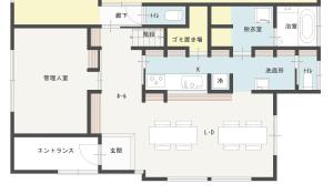 北塩原村にある2nd Houseの間取り