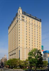 El edificio en el que está el hotel