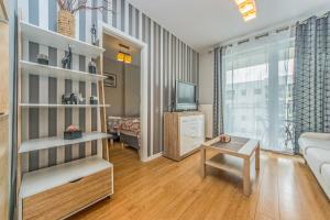 Atpūtas zona naktsmītnē Apartament Lemon