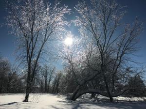 Auberge du Sault-à-la-Puce सर्दियों के दौरान