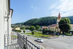 Kalnų panorama iš apartamentų viešbučio arba bendras kalnų vaizdas