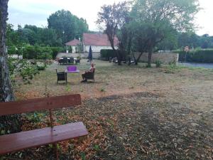 Jardin de l'établissement Le camping du capitaine