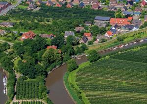 Vista aèria de FeWo Blankenese im Haus Lühegarten