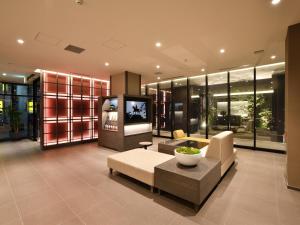 A seating area at Hotel Keihan Sendai