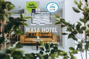 Гостиная зона в Masa Hotel 5 de Outubro