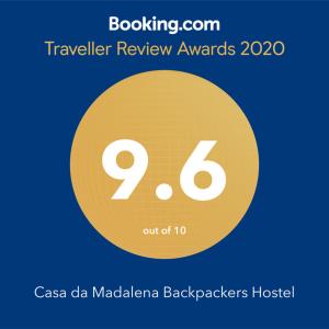 Casa da Madalena Backpackers Hostel tanúsítványa, márkajelzése vagy díja