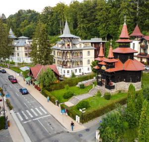 O edifício em que o hotel se localiza