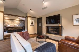 A seating area at Gibbston Valley Lodge and Spa