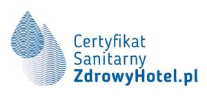 een bord met een vingerafdruk en de woorden kerivitzkan santuary z bij Hotel Porto in Radomsko