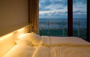 Cama ou camas em um quarto em Kaiserblick Norderney