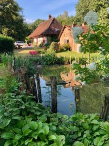 Garden sa labas ng La Ferme de Marie Eugénie