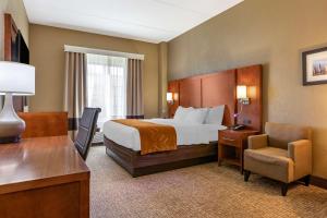 Posteľ alebo postele v izbe v ubytovaní Comfort Suites Grand Rapids South