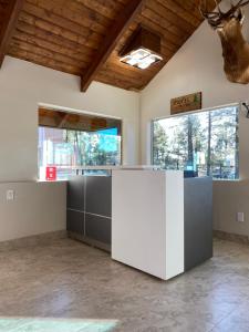 Una cocina o kitchenette en Motel In The Pines