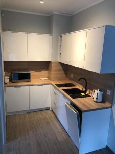 Кухня или мини-кухня в Baltic Blue Apartamenty Pobierowo
