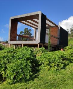 Calheta Glamping Pods - Nature Retreat के बाहर एक बगीचा