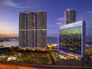 General view ng Hong Kong o city view na kinunan mula sa hotel