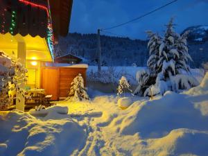 Chalet la sapiniere взимку