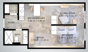 El plano del piso de Boardinghouse Emden