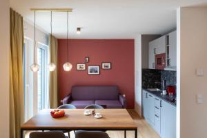 Una cocina o kitchenette en Brera Serviced Apartments Frankfurt West