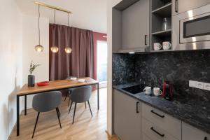 Una cocina o kitchenette en Brera Serviced Apartments Frankfurt West