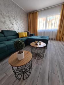 Ruang duduk di Apartament Central Iulia