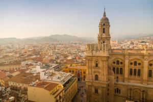 A general view of Málaga or a view of the city taken from Az apartmant