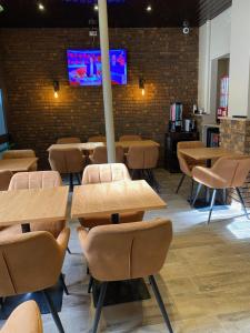 A seating area at Angleterre Hotel