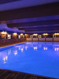 A piscina localizada em Ferienwohnung Reese- Horstmann mit Hallenbad und Sauna, WLAN "Harz zu jeder Jahreszeit" ou nos arredores