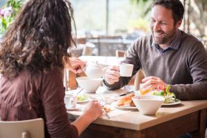 ファームステイの敷地内または近くでの食事または食べ物