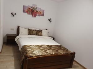 a bedroom with a large bed in a room at Casa Destinatia Perfecta in Braşov