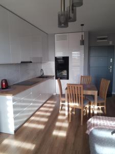 Dapur atau dapur kecil di Apartament na Strzeleckiej