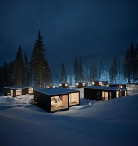 Hotel Björnson Jasná & Björnson TREE HOUSES under vintern