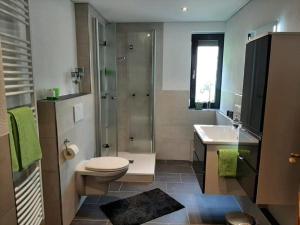 Ferienwohnung Schäffer tesisinde bir banyo