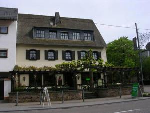 a house on the side of a street at Bachmeier's Gasthaus Traube Niederfell in Niederfell