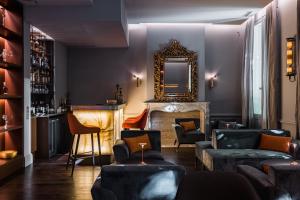 Prostor za sedenje u objektu Villas Foch Boutique Hotel & Spa Bordeaux