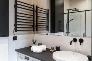 Bilik mandi di Morning Light Sopot Apartment