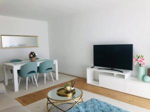 TV a/nebo společenská místnost v ubytování Apartment PURO HOMES